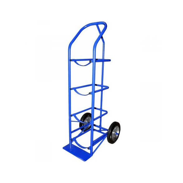 Тележка для перевозки 4 баллонов воды ВД 4 с литыми колесами