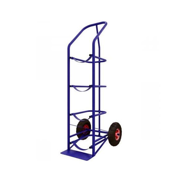 Тележка для перевозки 4 баллонов воды ВД 4 с пневмоколесами